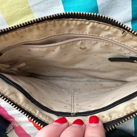 kate spade gold coast ginnie quilted crossbody with gold chain - Picture 7 of 8